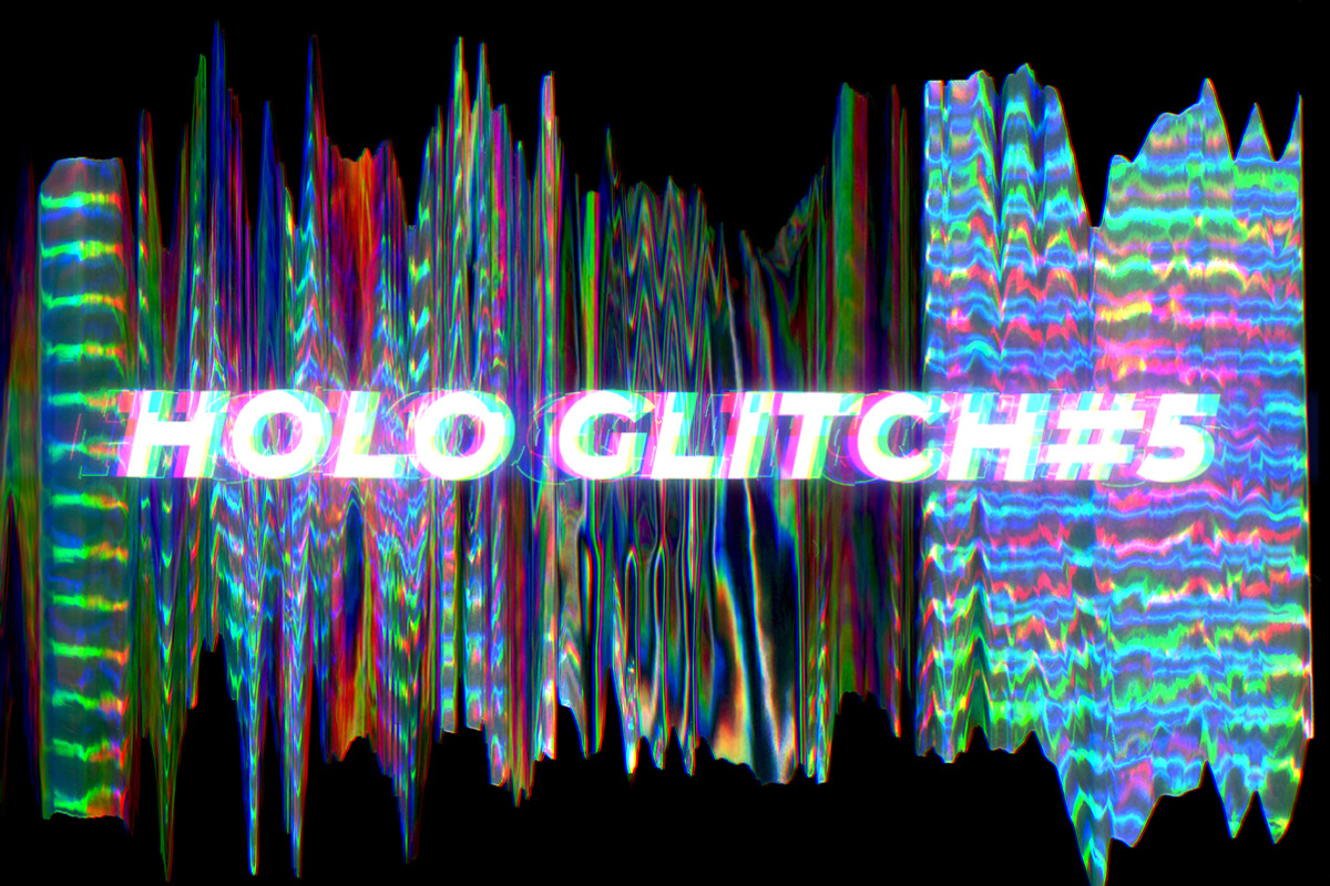 Holographic Glitch. 3D Backgrounds, a Texture Graphic by Julie&Taily (Photo 4 of 19)