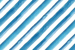 Diagonal stripes in cerulean