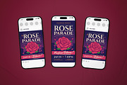 Rose Parade Event Flyer Set, a Flyer Template by The Good Store (Thumbnail 2 of 2)