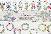 Set of watercolor flowers, a Decorative Illustration by RushkinaAntonina (Thumbnail 8 of 11)