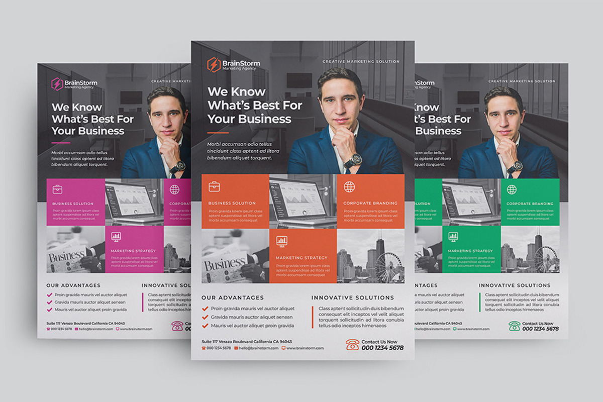 Corporate Business Flyer, a Flyer Template by Verazo (Photo 2 of 4)
