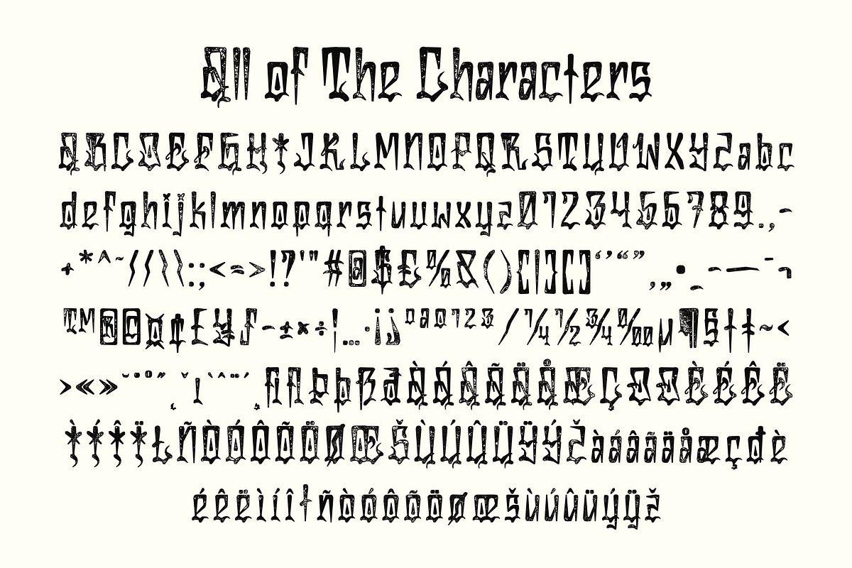 CS Corpse Stamp, a Sans Serif Font by Craft Supply Co. (Photo 8 of 8)