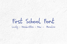First School Handwritten Font