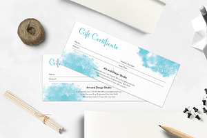 Gift Certificate, a Card Template by Amit Debnath