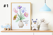 Mother's Day Flower Handprints Arts, a Templates & Theme by Adalin Shop (Thumbnail 3 of 11)