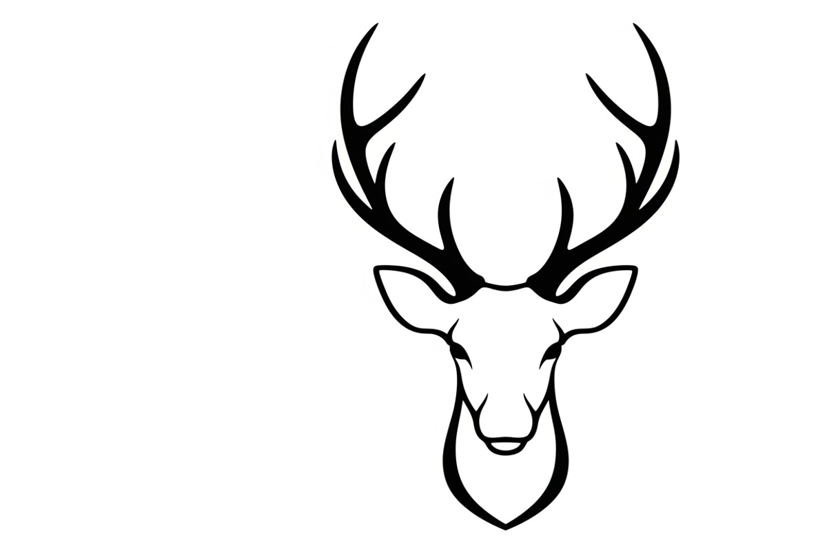 deer head wall mount silhouette, an Illustration by Amazin_art (Photo 29 of 51)