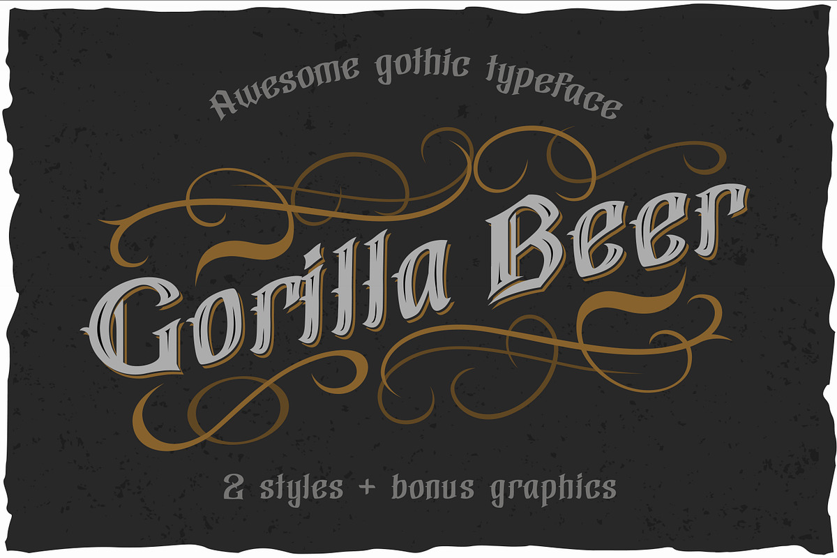 10 Vintage Font Families Bundle, a Font by Fractal fonts & graphics (Photo 25 of 31)