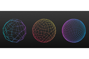 Dot sphere collection - particle, a Technology Illustration by art PVP - market