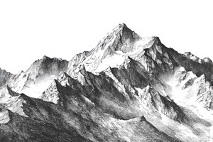 Majestic mountain range with steep, a Photo by Pavel_design
