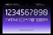 Gerdox – Pixelated Futuristic, a Sans Serif Font by Drizy (Thumbnail 5 of 10)