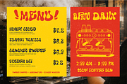 Meltypie - Retro Groovy Melted Font, a Sans Serif Font by agnyhasyastudio (Thumbnail 9 of 18)
