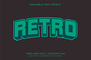 Retro 4 Text Effect Bundle, a Layer Style Add-On by WM48 Shop (Thumbnail 3 of 10)