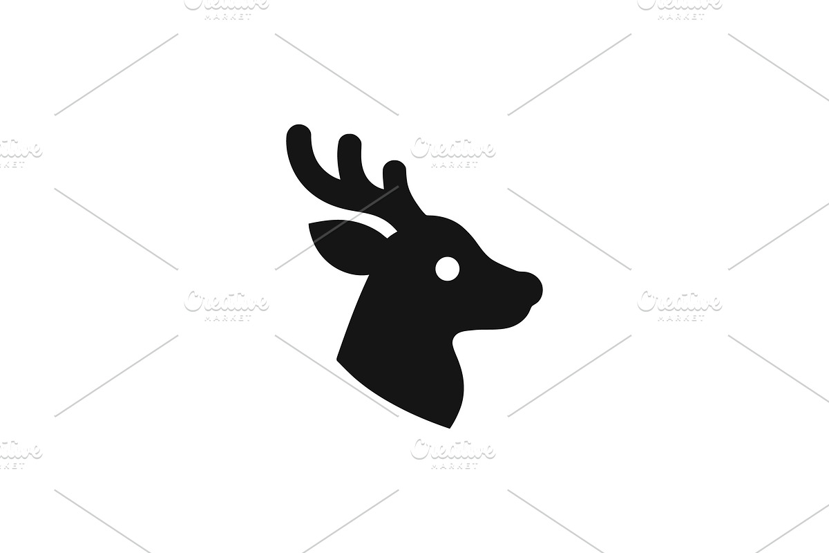 Deer Head Logo Collection, a Branding & Logo Template by Vectorium Studio (Photo 15 of 25)