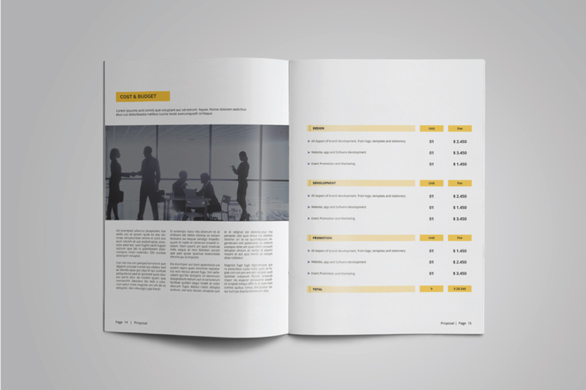 Project Proposal Template, a Brochure Template by Alhaytar (Photo 7 of 11)