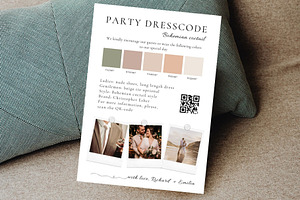 Guest Dresscoode, Mood Board Card