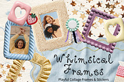 Whimsical Scrapbook Frames Decor Kit, an Object Graphic by DreamoraArt (Thumbnail 1 of 6)