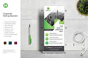 Corporate Roll-up Banner, a Marketing Template by Brochure-Market (Thumbnail 2 of 4)