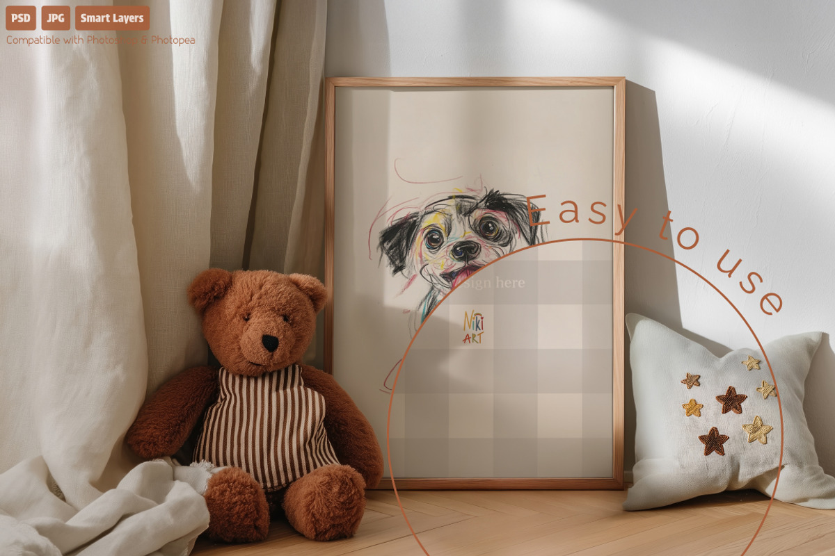 Little Atelier – Kids Frame Mockups, an Apparel Mockup by NikiArts (Photo 9 of 12)