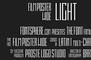 Film Poster Family | 9 Fonts, a Sans Serif Font by Fontsphere (Thumbnail 6 of 7)
