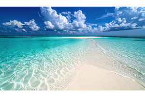Tropical beach with turquoise water, a Nature Photo by Igor Tichonow