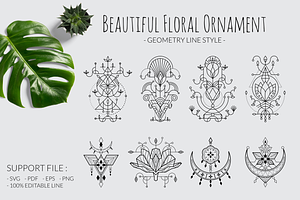 Beautiful Floral Ornament
