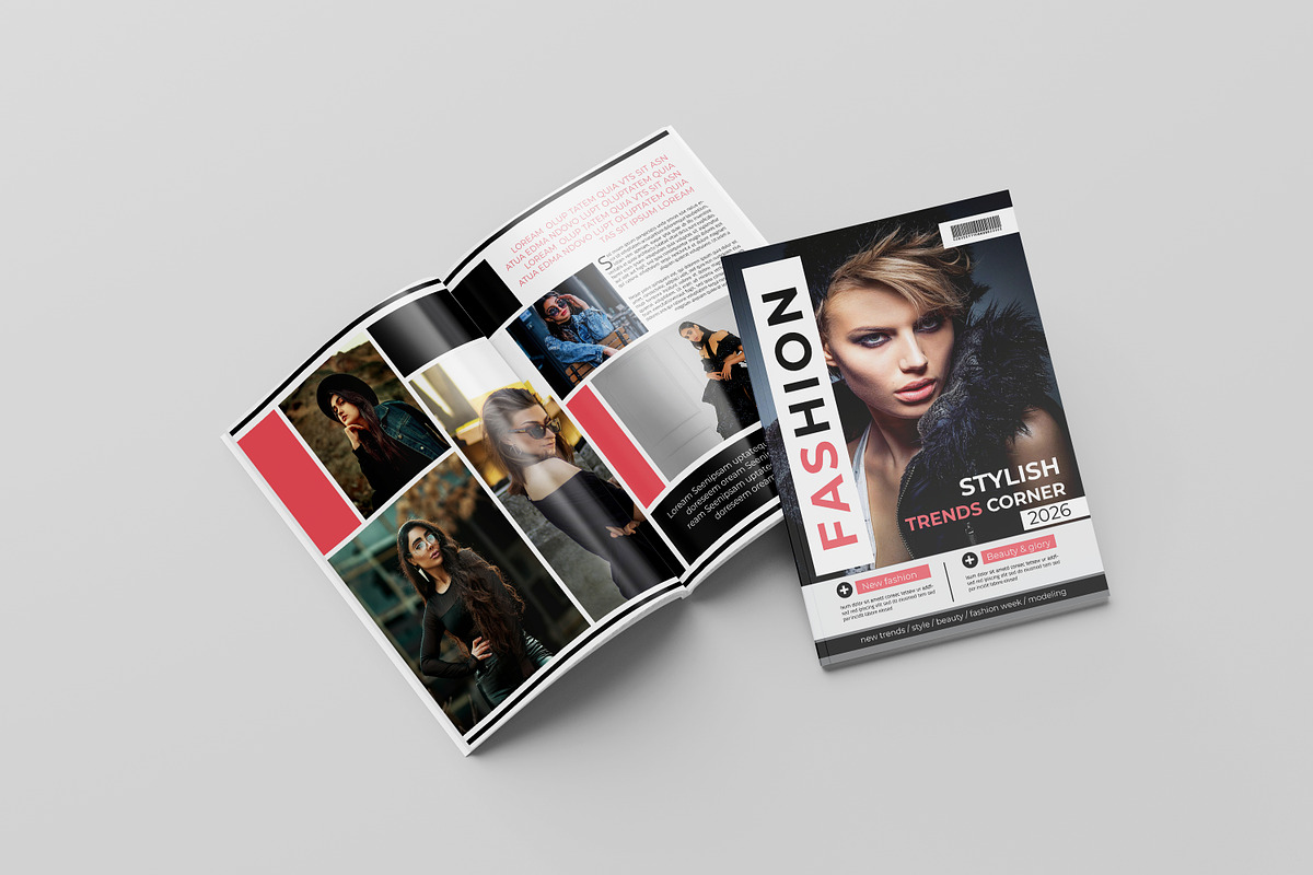 Fashion Magazine Template, a Brochure Template by Template Shop (Photo 21 of 22)