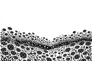 60 Daisy Flower Field Silhouette, a Seasonal Illustration by Amazin_art (Thumbnail 11 of 36)