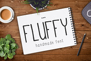 Fluffy Font, a Handwritten Font by Alex Blogoodf (Thumbnail 1 of 6)