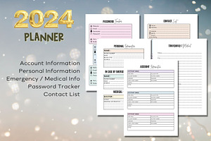 2024 Planner - Canva Template