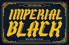 Imperial Black - Blackletter Font
