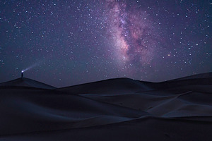 Under the milky way