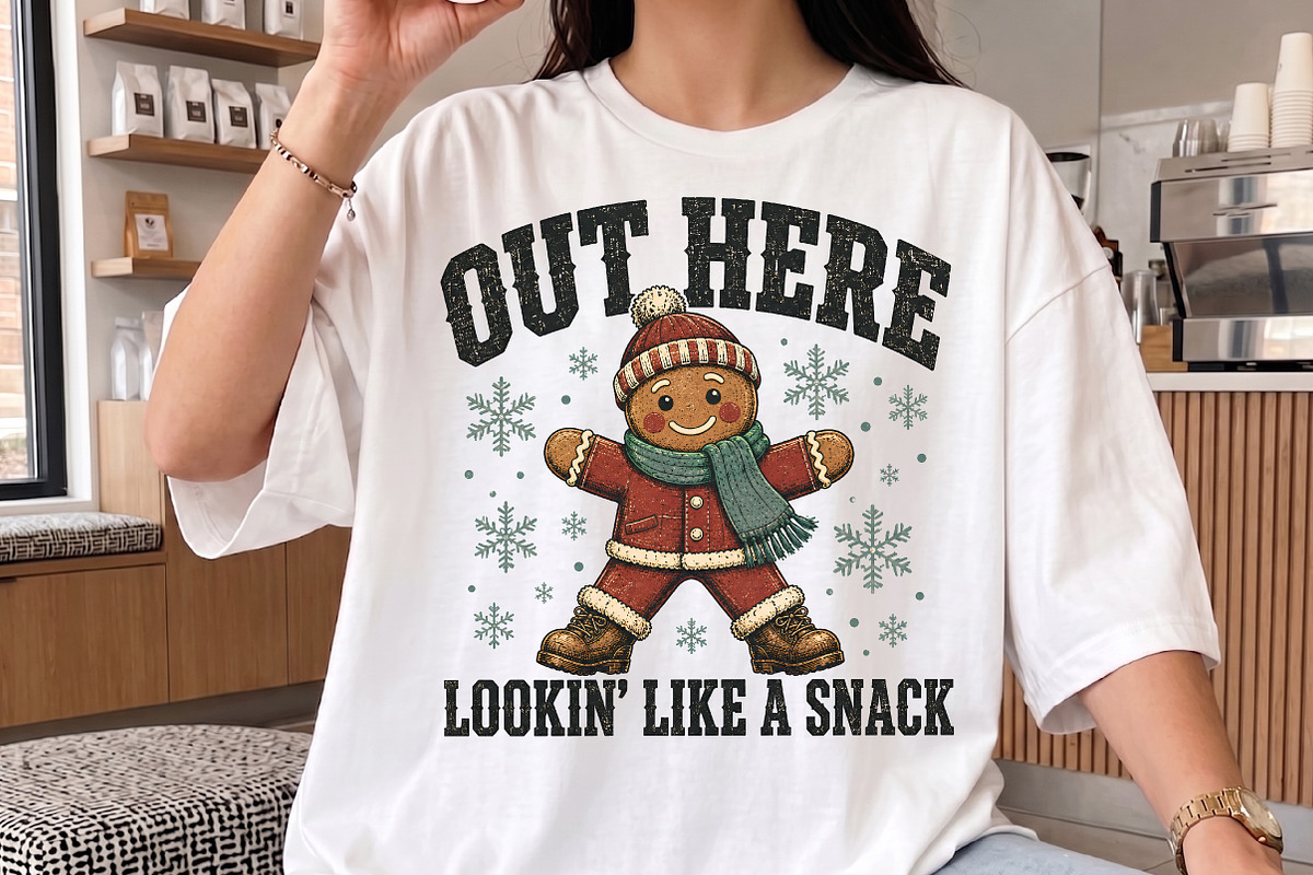 Funny Christmas t-shirt design Png, a Seasonal Illustration by Libby Wishes (Photo 2 of 4)