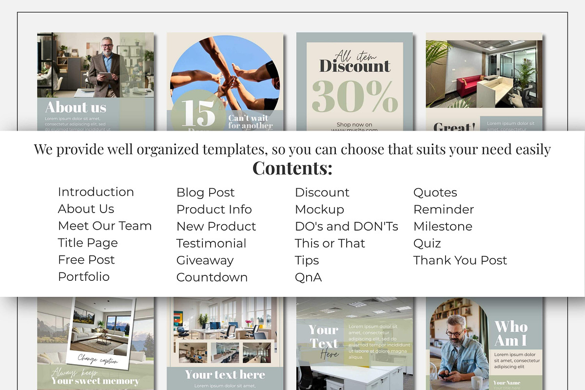Soft Pastel Canva Instagram Template, a Social Media Template by Everyday Perfection (Photo 3 of 8)