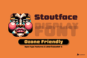 Stoutface, 02 display fonts, a Sans Serif Font by deFharo (Thumbnail 2 of 7)