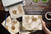 Desert Whisper Pattern Digital Paper, a Background Graphic by V Design Creator (Thumbnail 2 of 12)