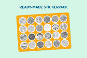 Hand Drawn Ink Patterns, a Pattern Graphic by 35lab (Thumbnail 6 of 9)