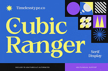 Cubic Ranger Serif Display Font