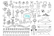Cute spring vector elements part 1., an Illustration by ladik (Thumbnail 2 of 3)