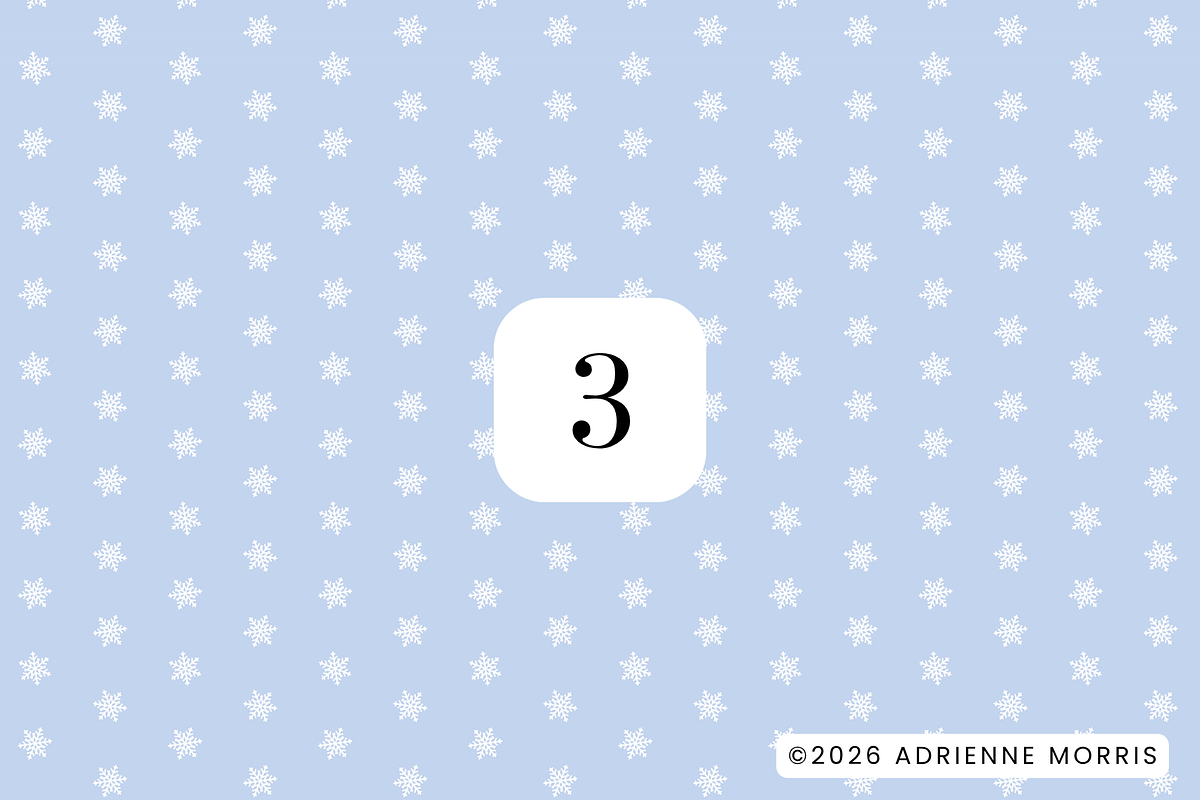 8 Cute Christmas Seamless Patterns, a Pattern Graphic by Adrienne Morris (Photo 4 of 9)