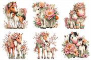 Whimsical Mother's Day Horse Clipart, an Illustration by Daily.Designs (Thumbnail 6 of 7)