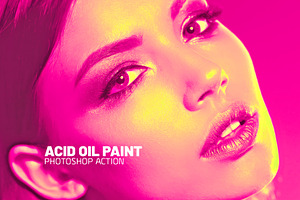 Acid Oil Paint & Cartoonize Effect