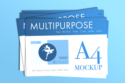 Landscape Multipurpose Flyers Mockup