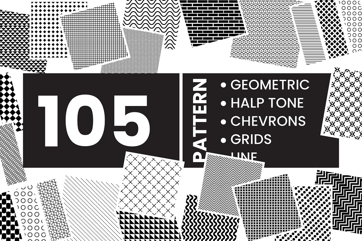 105 Abstract Vector Pattern Design, a Presentation Template by Photoshop Action (Photo 1 of 9)