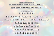 Bubble Rainbow | Script Font, a Script Font by Scratchones (Thumbnail 7 of 8)