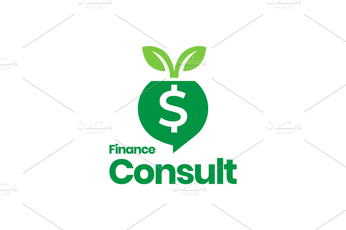 money plant growth business logo, a Branding & Logo Template by devastd