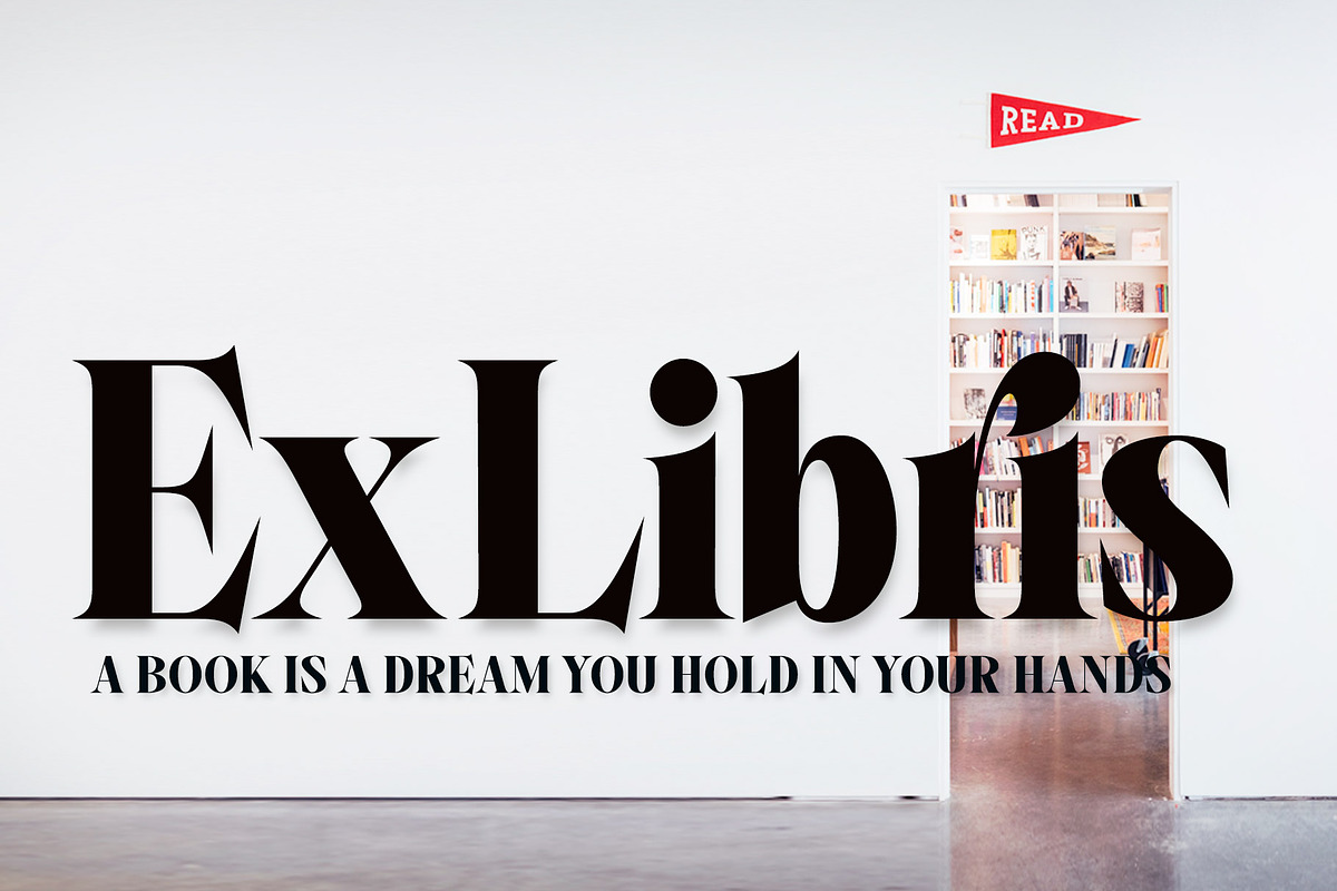 Ex Libris Flared Serif, a Serif Font by Fenotype (Photo 1 of 11)
