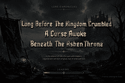 Bloodclaw Font – The Baddest Font, a Blackletter Font by Letterhanna Studio (Thumbnail 6 of 9)