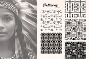 Tribal Sketche Pack, Native American, a Person Illustration by ArtPavo (Thumbnail 12 of 13)