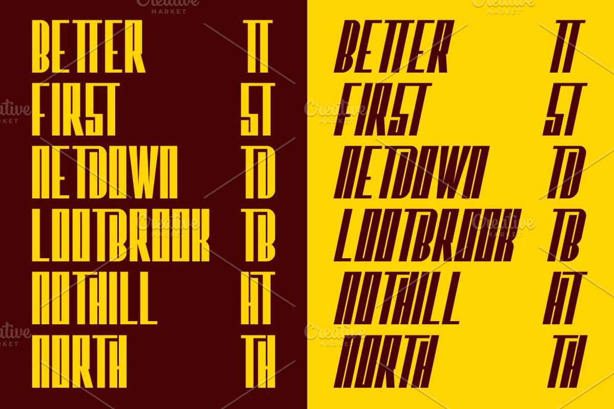 Nathouse Condensed Strong Font, a Sans Serif Font by Artiveko (Photo 4 of 8)