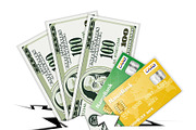 Money, Paper currency, Credit Cards, a Finance Illustration by TAlex (Thumbnail 5 of 6)